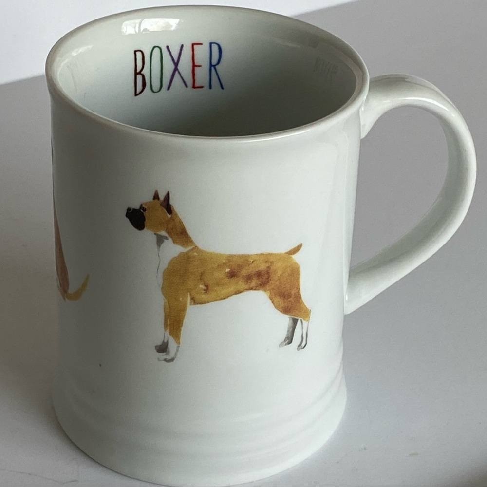 Boxer mug Fringe Pet Shop dogs puppy ceramic cup
